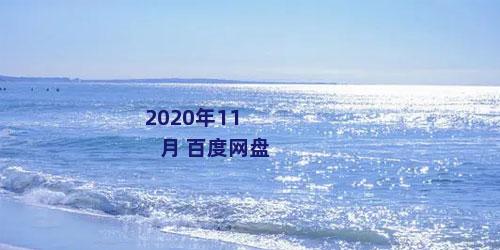 2020年11月 百度网盘